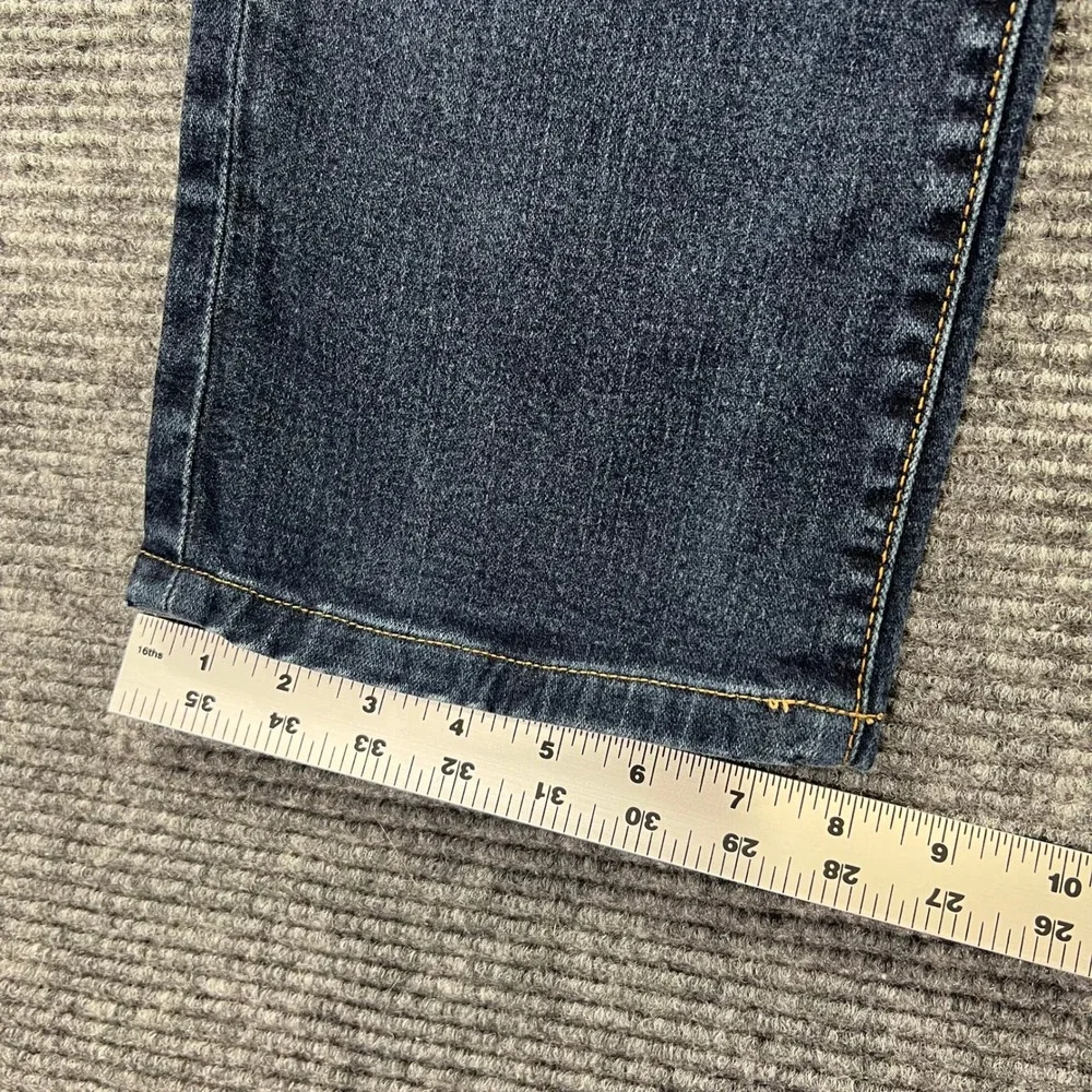 True Religion Ricky Relaxed Straight Jeans Mens 34x30 Dark Wash Blue Denim Pants